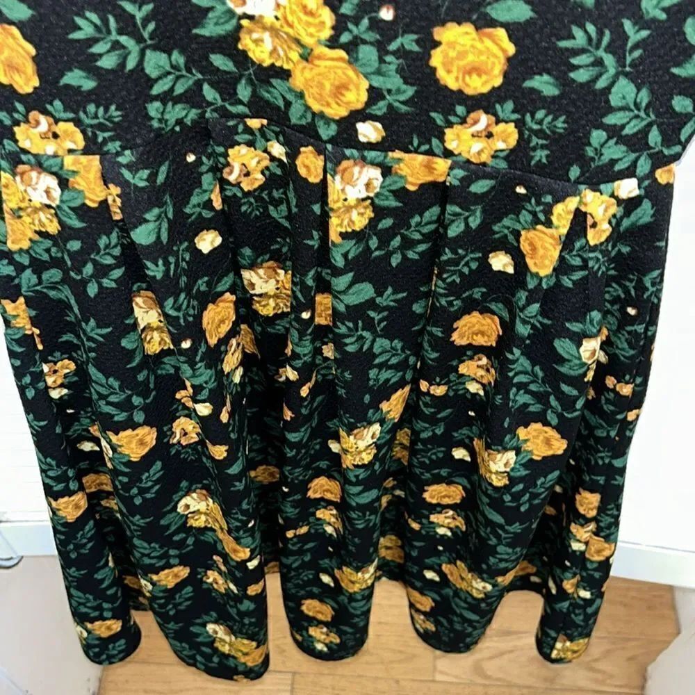 Chic 2 Pockets 💳💷💄Travel ✈️ 🛳️ Dress 👗 No Wrinkles Fit&Flare Stretch Comfy - Picture 4 of 17